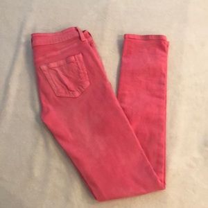 Vans pink skinny jeans